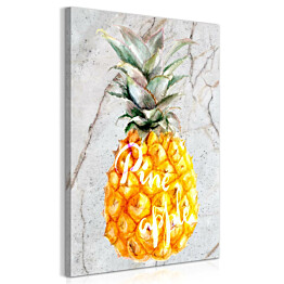 Taulu Artgeist Pineapple and Marble, 1-osainen, pystysuuntainen, eri kokoja