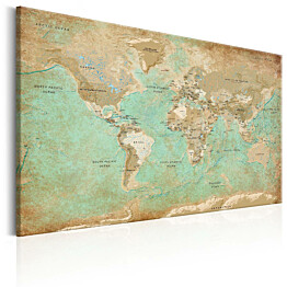 Taulu Artgeist World Map: Celadon Journey, eri kokoja