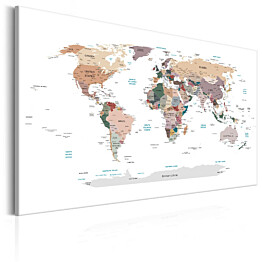 Taulu Artgeist World Map: Where Today?, eri kokoja