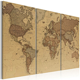 Taulu Artgeist Stylish World Map, eri kokoja