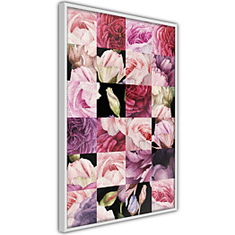 Juliste Artgeist Floral Collage kehyksillä eri kokoja