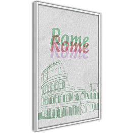 Juliste Artgeist Rome in Watercolours kehyksillä eri kokoja
