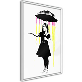 Juliste Artgeist Girl with Umbrella, kehyskartongilla, kehyksillä, eri kokoja