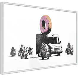 Juliste Artgeist Donut Police kehyksillä eri kokoja