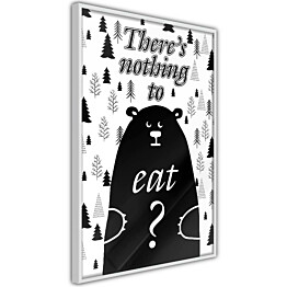 Juliste Artgeist There&#039;s Nothing To Eat?, kehyskartongilla, kehyksillä, eri kokoja