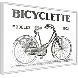Juliste Artgeist Old Bike kehyksillä eri kokoja