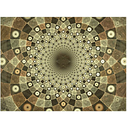 Kuvatapetti Artgeist Brown mosaic eri kokoja
