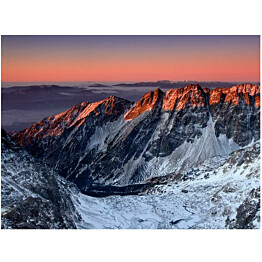 Kuvatapetti Artgeist Beautiful sunrise in the Rocky Mountains eri kokoja