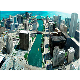 Kuvatapetti Artgeist Urban arkkitehtuuri Chicago eri kokoja