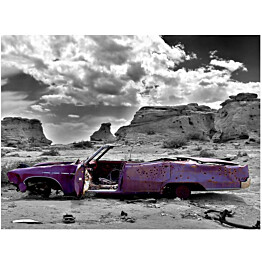 Kuvatapetti Artgeist Retro auto in Colorado Desert eri kokoja