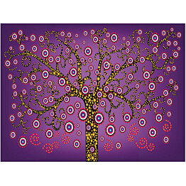 Kuvatapetti Artgeist Abstract: violet tree eri kokoja