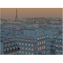 Kuvatapetti Artgeist Hyvää iltaa Pariisi! eri kokoja