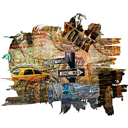 Kuvatapetti Artgeist New York collage eri kokoja