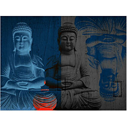 Kuvatapetti Artgeist Kolme Buddhaa eri kokoja