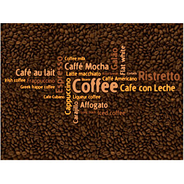 Kuvatapetti Artgeist Latte espresso ja cappucino eri kokoja