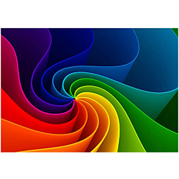 Kuvatapetti Artgeist Colorful Pinwheel eri kokoja
