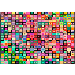 Kuvatapetti Artgeist Colourful Boxes eri kokoja