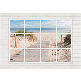 Kuvatapetti Artgeist Window &amp; beach eri kokoja