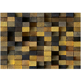 Kuvatapetti Artgeist Wooden cubes eri kokoja