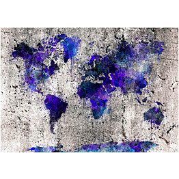 Kuvatapetti Artgeist World Map: Ink Blots eri kokoja
