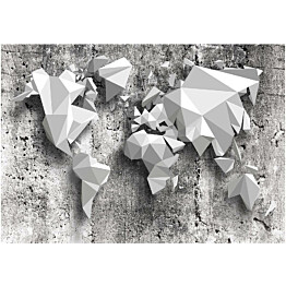 Kuvatapetti Artgeist World Map: Origami eri kokoja