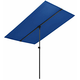 Aurinkovarjo alumiinitanko 180x130 cm taivaansininen_1