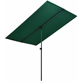 Aurinkovarjo alumiinitanko 180x130 cm vihreä_1
