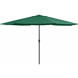 Aurinkovarjo metallirunko 400 cm vihreä_1
