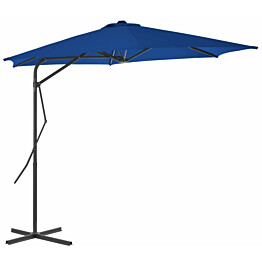 Aurinkovarjo terästangolla sininen 300x230 cm_1