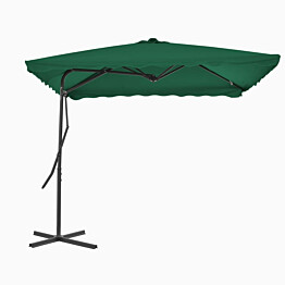 Aurinkovarjo terästanko 250x250 cm vihreä_1