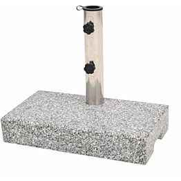 Aurinkovarjon alusta graniitti suorakaide 25 kg_1