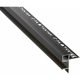 LED-porraslista Euroshrink 306A, alumiini, 12mm x 2.5m, eri värejä