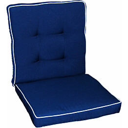 Istuintyyny selkänojalla Baltic Garden Excellent 2kpl sininen
