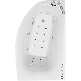 Poreamme Bathlife Trivsam Premium 1600x1000 mm oikea valkoinen