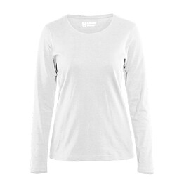 Naisten pitkähihainen t-paita Blåkläder 3301 valkoinen