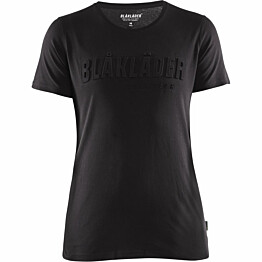 Naisten t-paita Blåkläder 3431 3D musta koko XXL