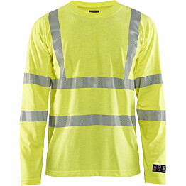 Palosuojattu pitkähihainen t-paita Blåkläder 3481 Multinorm huomiokeltainen koko XXL