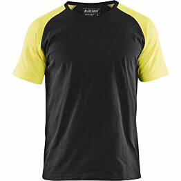 T-paita Blåkläder 3515 musta/keltainen
