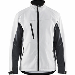 Softshell-takki Blåkläder 4950 valkoinen/tummanharmaa koko XS