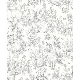 Tapetti Boråstapeter Newbie Forest Friends 7478 10,5x0,53m