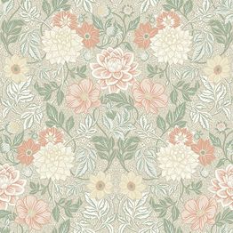 Tapetti Boråstapeter Falsterbo III Dahlia Garden 7665 10,5x0,53m
