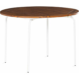 Ruokapöytä Chelan 110cm ruskea/valkoinen