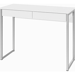 Kirjoituspöytä Aleksis 76.5x101.6x40 cm valkoinen