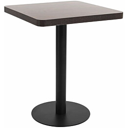 Bistropöytä tummanruskea 60x60 cm mdf_1