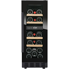 Kahden lämpötilan viinikaappi Cavin Arctic Collection 30D Fullglass Black, musta, integroitava