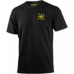 T-paita lyhythihainen Dimex 4469+, musta, eri kokoja