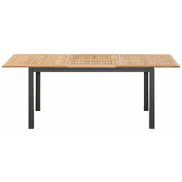 Jatkettava pöytä 4Living, 156-214 cm, tiikkikansi