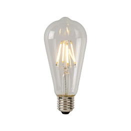 LED-lamppu Lucide filamentti E27 Ø6,4cm himmennettävä 5W 2700K kirkas