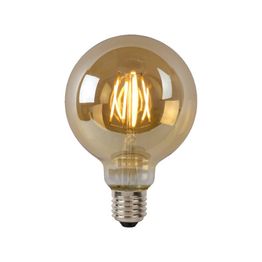 LED-lamppu Lucide filamentti E27 Ø9,5cm himmennettävä 5W 2700K amber