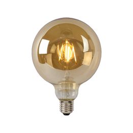 LED-lamppu Lucide filamentti E27 Ø12,5cm himmennettävä 5W 2700K amber